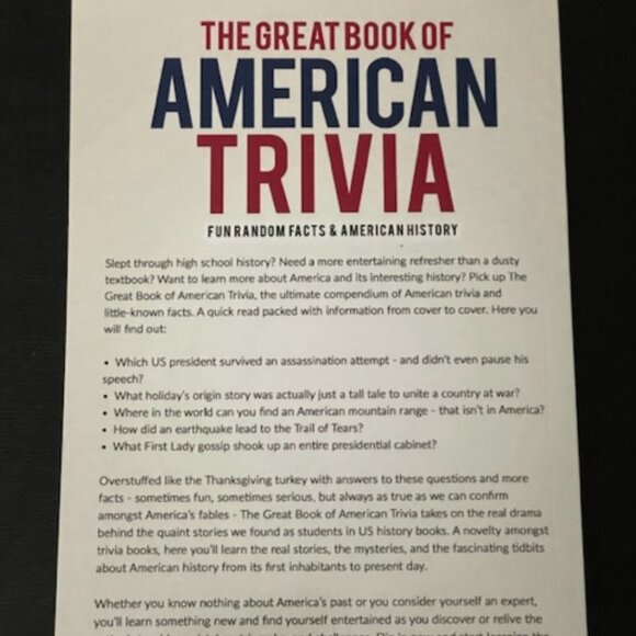 The Great Book of American Trivia | Fun Random Facts & American History - Picture 2 of 3